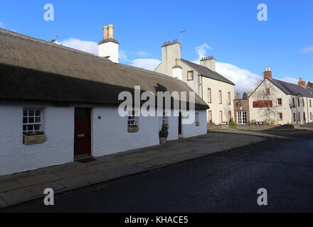 Scène de rue glamis angus scotland novembre 2017 Banque D'Images