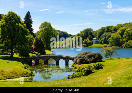 Stourhead garden, Wiltshire, Angleterre, Grande-Bretagne Banque D'Images