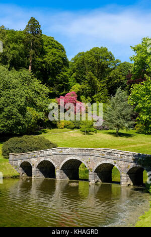 Stourhead garden, Wiltshire, Angleterre, Grande-Bretagne Banque D'Images