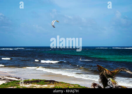 Silver Sands Beach silversands ; ; ; Christ Church Barbados Banque D'Images