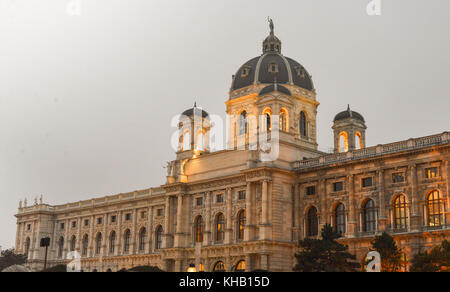 En hiver. vienne Kunsthistorisches Museum. Banque D'Images