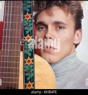 BILLY FURY (1940-1983) Chanteuse pop anglaise à son domicile de Londres en 1966. Photo : Tony Gale Banque D'Images