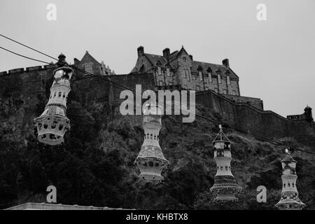 Château d'Édimbourg, hiver 2017 Banque D'Images