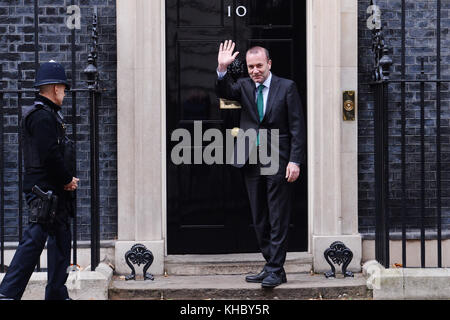 Manfred Weber, président du Groupe PPE, arrive au 10 Downing Street avant de discuter avec la première ministre Theresa May. Banque D'Images