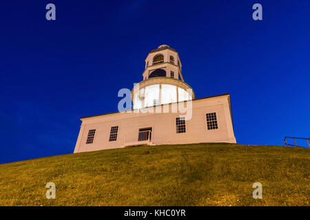 Dans l'horloge de Halifax, en Nouvelle-Écosse. Halifax, Nouvelle-Écosse, Canada. Banque D'Images