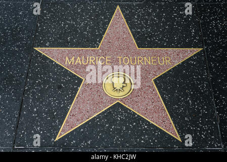 HOLLYWOOD, CA - 06 DÉCEMBRE : la star Maurice Tourneur sur le Hollywood Walk of Fame à Hollywood, Californie, le 6 décembre 2016. Banque D'Images