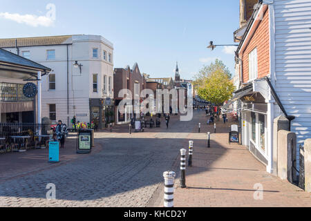 Cliffe High Street, Lewes, East Sussex, Angleterre, Royaume-Uni Banque D'Images