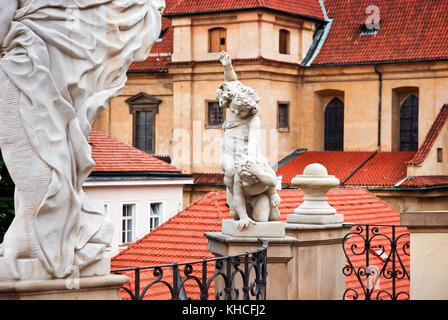 Jardin Vrtba Vrtbovská zahrada (), Prague Banque D'Images