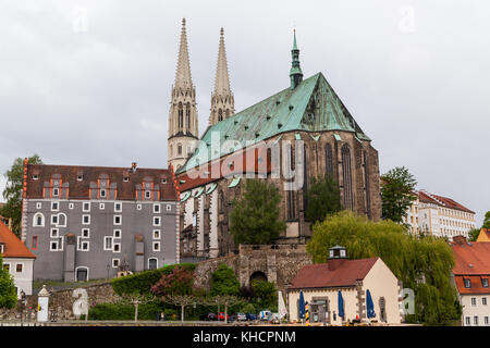 Evangelische Pfarrkirche St Peter und Paul Görlitz Banque D'Images