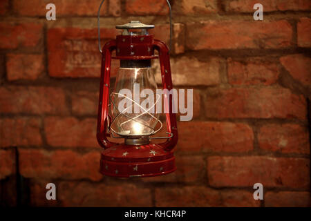 Kindle ancienne lampe a bat Banque D'Images