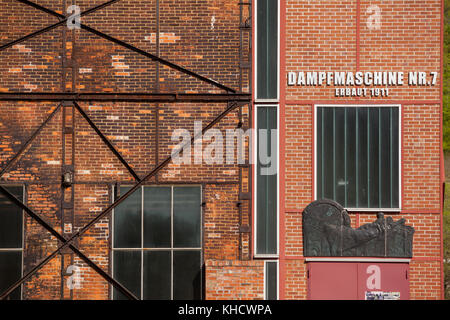 Hüttenmuseum Thale Maschinenhalle Dampfmaschine Nr.7 Banque D'Images