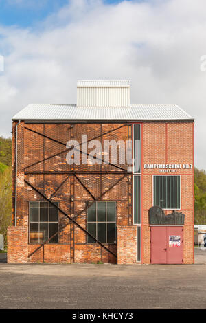 Hüttenmuseum Thale Maschinenhalle Dampfmaschine Nr.7 Banque D'Images