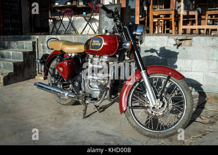 Royal Enfield Motorcycle, Inde Banque D'Images