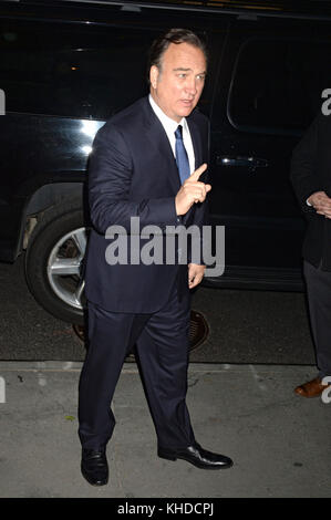 James Belushi participe à la "wonder wheel" le dépistage à musée d'art moderne le 14 novembre 2017 à new york. Banque D'Images