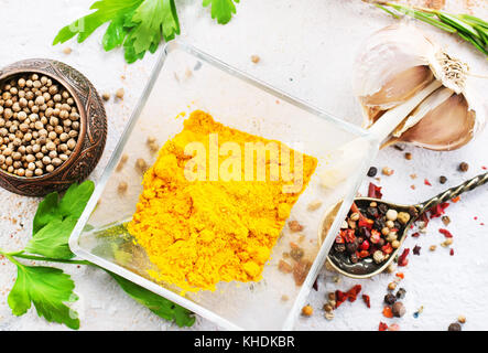 Aroma spice sur table de cuisine, stock photo Banque D'Images