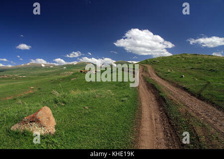 Montagnes dans la province de Syunik, Arménie Banque D'Images