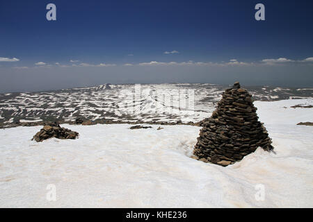 Petit Caucase, région du Mont Aragats, province d'Aragatsotn, Arménie Banque D'Images