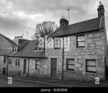 PAISLEY, ÉCOSSE - 01 janvier 2017 : des petits cottages à Paisley, Scotland Banque D'Images