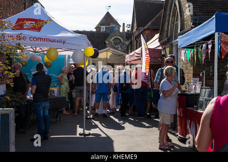 Le festival de Jazz de seigle à l'extérieur du cinéma Kino. Rye, East Sussex Banque D'Images