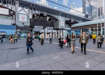 La gare principale de Kyoto, Japon Banque D'Images