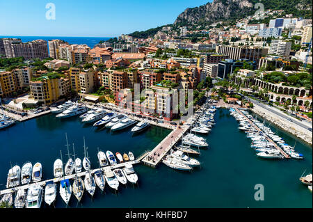 L'Europe. La France. Principauté de Monaco (98). Monte-Carlo. Le port de Fontvieille Banque D'Images