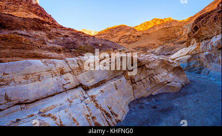 Mosaic canyon - un jalon dans la célèbre vallée de la mort Banque D'Images