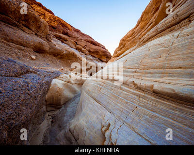 Mosaic canyon - un jalon dans la célèbre vallée de la mort Banque D'Images