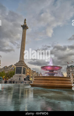 Trafalgar Square London Banque D'Images