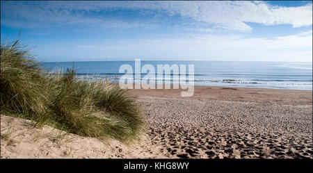 Plage de Lunan Bay Banque D'Images