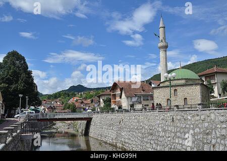 La ville de Mostar, Bosnie-Herzégovine : Le Kursumlija-Mosque Banque D'Images