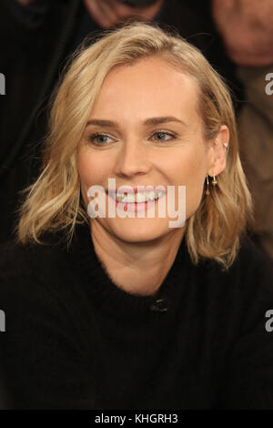 Hambourg, Allemagne, 17 novembre, 2017. Diane Kruger assistant à l'émission 'NDR' tenue à NDR Hambourg,Allemagne, studios, 17.11.2017. Credit : T. Marque/Alamy Live News Banque D'Images