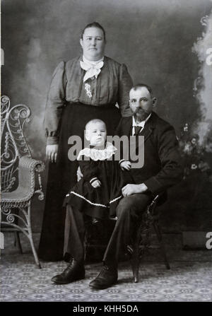 Jeff Krotz archive personnelle de la famille des portraits pris au cours du siècle dernier Banque D'Images