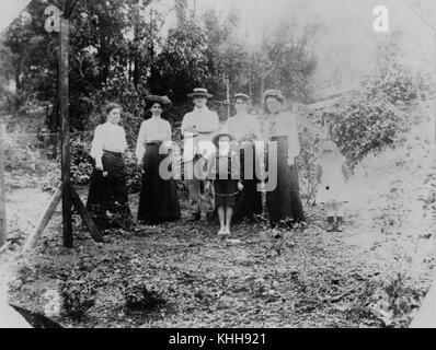 2161747 jardin à Ecksleigh à Toowong, banlieue de Brisbane, 1904 Banque D'Images