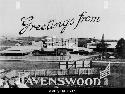 2189627 ville minière de Ravenswood, Queensland Banque D'Images