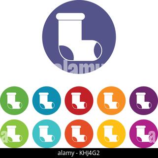 Ensemble de démarrage estimé icons Illustration de Vecteur
