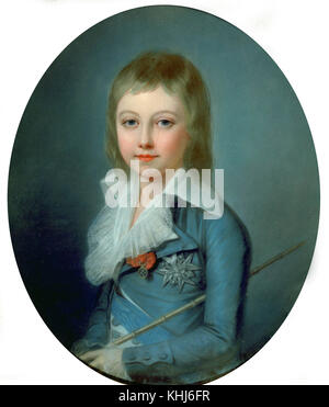 Alexandre Kucharski - Portrait de Louis XVII xviiie siècle Banque D'Images