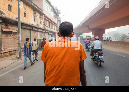 Rickshaw, Inde Banque D'Images