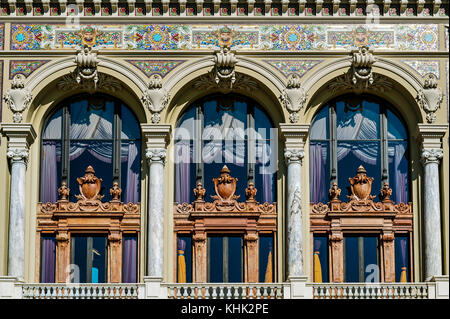 Principauté de Monaco (98). Monte-Carlo. Le Casino de l'architecture // France. Principauté de Monaco (98). Monte-Carlo. Le casino. Architecture Banque D'Images