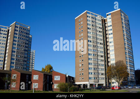 Queensway Estate Tower Block, bloc d'appartements de grande hauteur à Southend on Sea, Essex. Doit être démoli dans le projet Better Queensway Banque D'Images