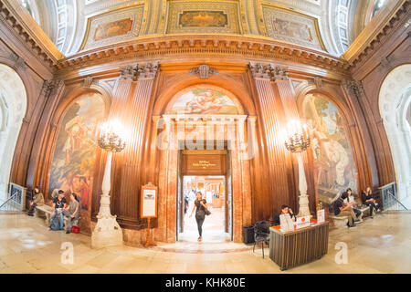 McGraw Rotunda,New York Public Library, la Cinquième Avenue, Manhattan, New York City, États-Unis d'Amérique. Banque D'Images