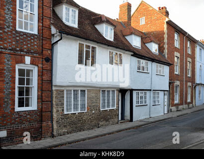 Vieux chalets, east st helen street, Abingdon, Oxfordshire Banque D'Images