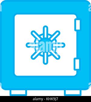 Coffre-fort Illustration de Vecteur