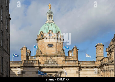 Bank of Scotland siège, Lawnmarket, Édimbourg, Écosse, Grande-Bretagne Banque D'Images