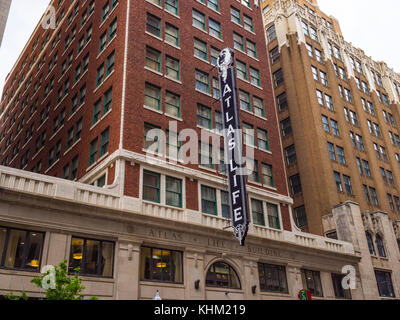 Les vieux bâtiments beuatiful dans le centre-ville de Tulsa - TULSA / OKLAHOMA - 17 OCTOBRE 2017 Banque D'Images