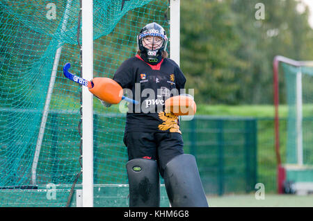 Féminine de hockey sur gazon, Staffordshire, England, UK Banque D'Images