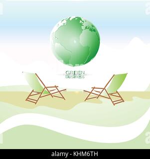 Green Business background vector. Il peut être appliqué pour les types de médias présentation comme toile de fond,,illustration,affiche ancienne, l'impression ou d'autres Illustration de Vecteur