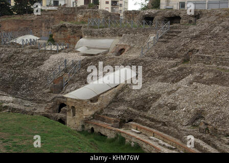 Amphithéâtre à Durres, Albanie Banque D'Images