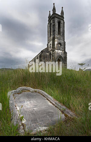 Église délabrée dunlewy, comté de Donegal, Irlande, Europe Banque D'Images