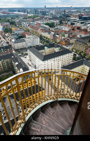 L'église de Notre Sauveur à Copenhague, Danemark Banque D'Images