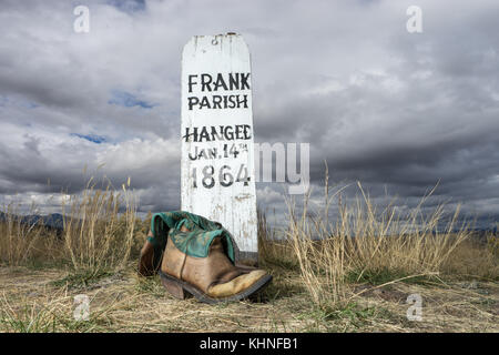 Boothill cemetery de Virginia City, Montana, usa Banque D'Images